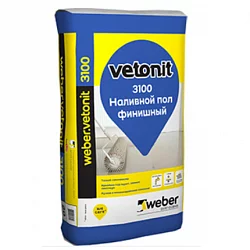 Финишный наливной пол weber.vetonit 3100