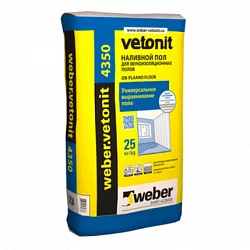 Усиленный наливной пол weber.vetonit 4350