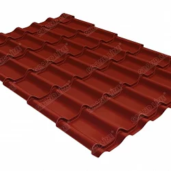 Металлочерепица классик 0,45 PE RAL 3009