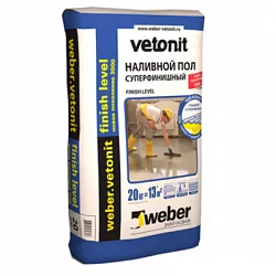 Суперфинишный наливной пол weber.vetonit finish level