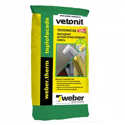 Сухая строительная смесь на цементной основе weber.therm teplofacade