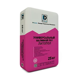 Наливной пол Литопол ун 25кг De Luxe