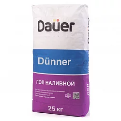 Наливной пол цементный финишный ДЮННЕР Dauer