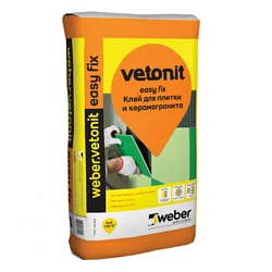 Клей для плитки и керамогранита weber.vetonit easy fix