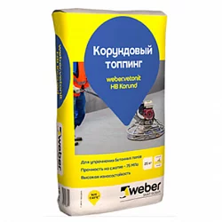 Корундовый топпинг weber.vetonit HB Korund