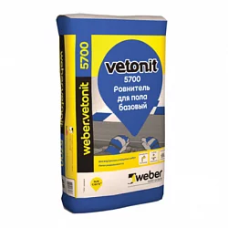 Базовый ровнитель для пола weber.vetonit 5700