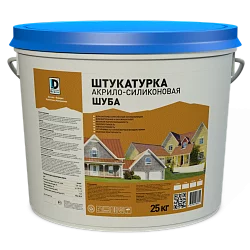 Штукатурка акрило-силиконовая De Luxe Шуба