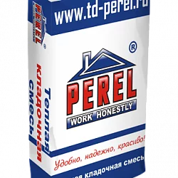 Теплоизоляционный кладочный раствор Perel TKS усиленный